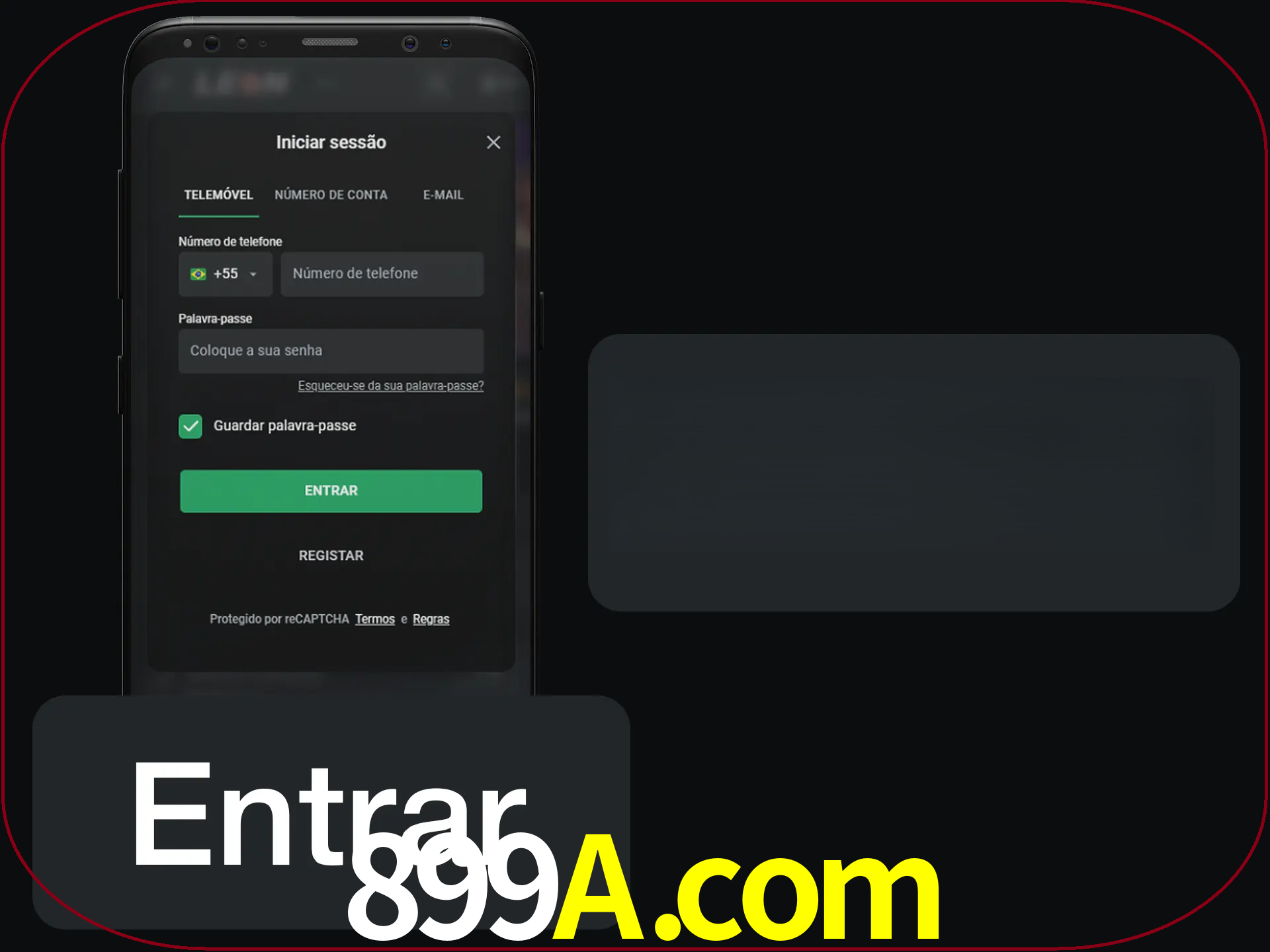 Faça o login para começar a apostar e jogar no cassino.
